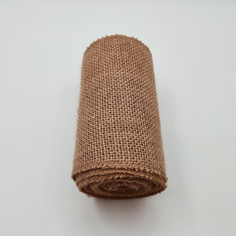 Burlap Fabric Ribbon 5.5inch