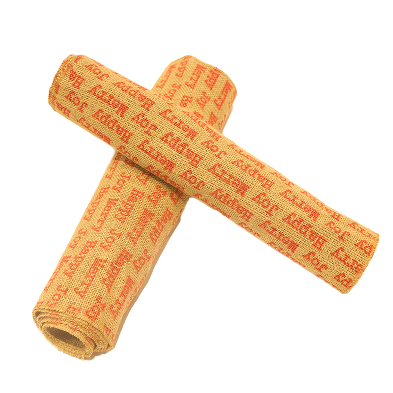 Yellow Burlap Roll