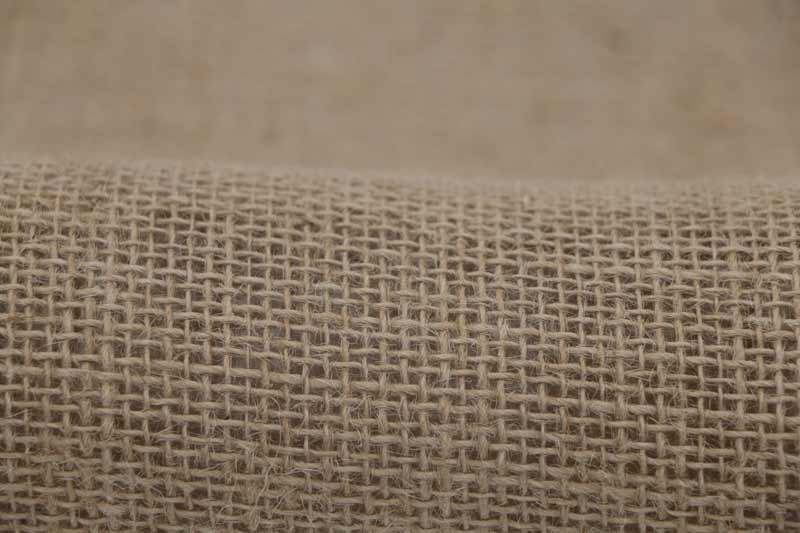 printed jute fabric